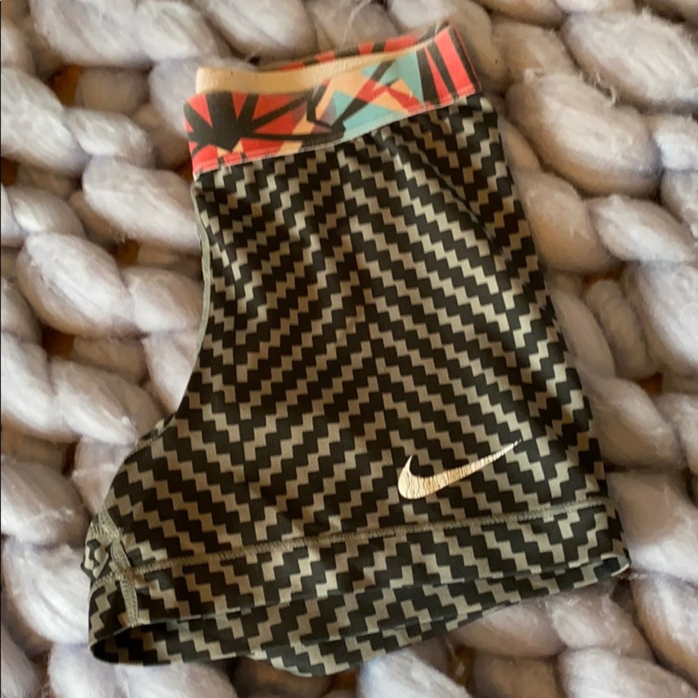Checkered Nike Spandex Shorts